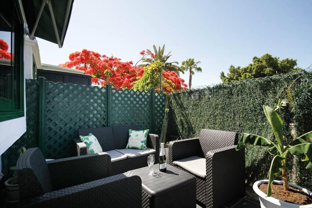cozy&modern bungalow w/private garden bbq+wifi Maspalomas  Exterior foto