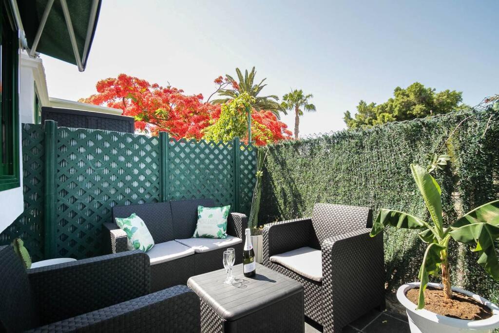 cozy&modern bungalow w/private garden bbq+wifi Maspalomas  Exterior foto