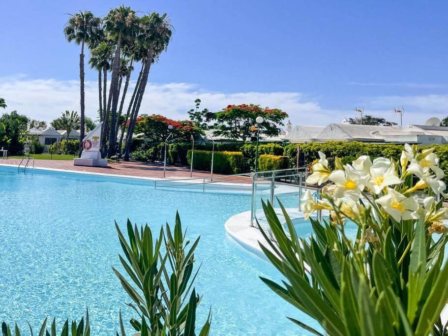 cozy&modern bungalow w/private garden bbq+wifi Maspalomas  Exterior foto